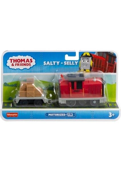 Thomas Friends Motorlu Büyük Tekli Trenler Salty-Saelly HNC21-HFX92/HFX96