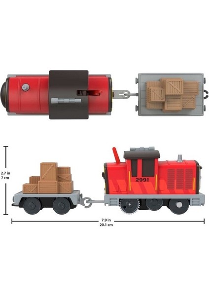 Thomas Friends Motorlu Büyük Tekli Trenler Salty-Saelly HNC21-HFX92/HFX96