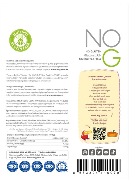 Glutensiz Un 500 gr