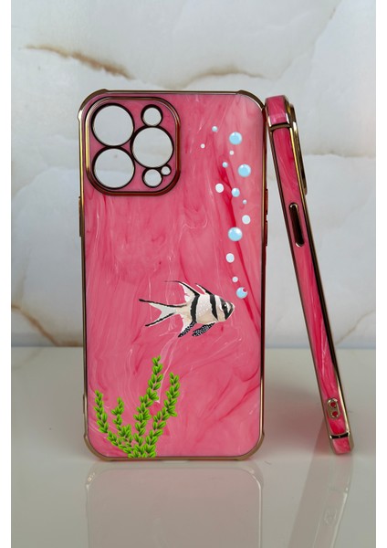 Apple iPhone 11 Kardinal Tasarımlı Mermer Desenli Telefon Kılıfı