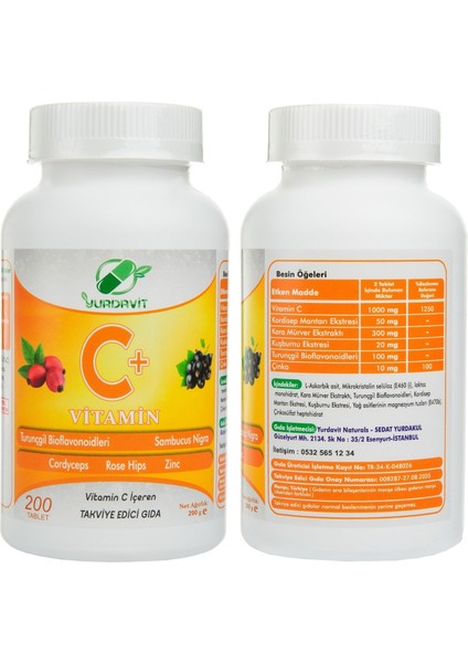 Magnezyum Sitrat 500 Mg Magnesium Citrate 120 Tablet Vitamin C 1000 Mg C Vitamini 200 Tab modelleri