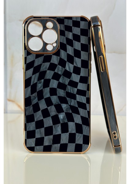 Apple iPhone Xs Dama Tasarımlı Mermer Desenli Telefon Kılıfı