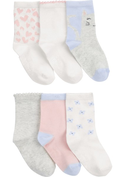 Küçük Kız Çocuk 6lı Çorap fiyatları