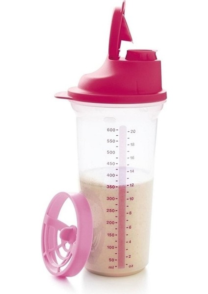 Şek Şek 600 ml Pembe Çırpıcı Karıştırıcı Shaker