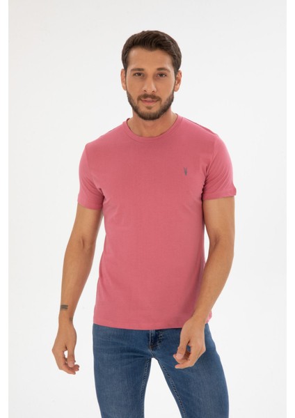 Bisiklet Yaka Standart Kalıp Basic Pamuklu Erkek T-Shirt 5li