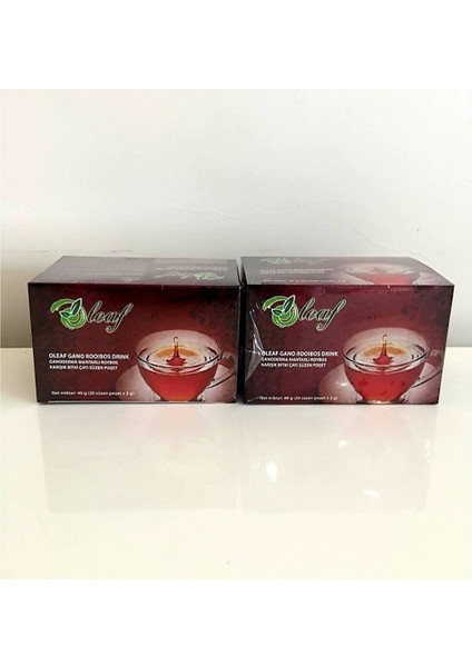 Ganoderma Mantarlı Roybos Karışık Bitki Çayı Süzen Poşet 2'li Paket