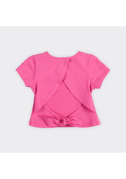 Kız Çocuk Arkası Pencere Detaylı T-Shirt modelleri