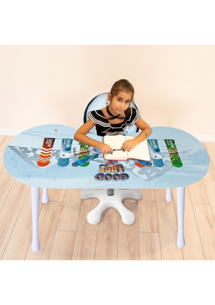 Kayak Kız Özel Kumaş Sandalye (8-14 Yaş)