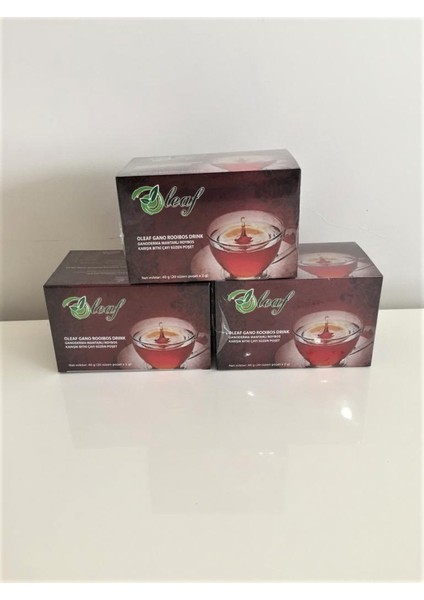 Ganoderma Mantarlı Roybos Karışık Bitki Çayı Süzen Poşet 3'lü Paket