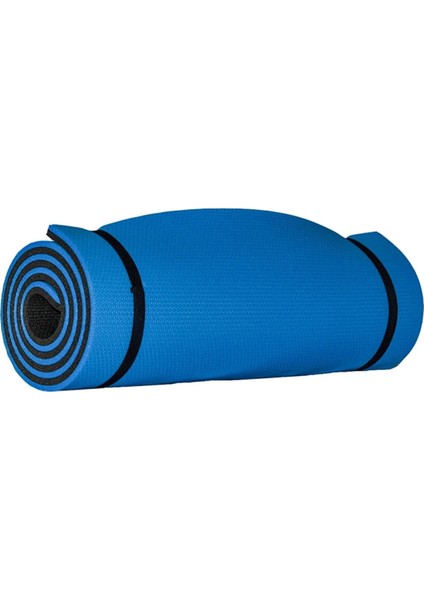 Can Sport Yoga Plates Matı Mavi Siyah 1.80 Cm Boy 60 cm en x 1 cm kalınlık