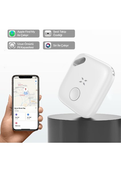 Smart Tag Akıllı Takip Cihazı  (Apple Lisanslı)