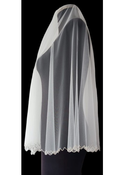 Moda Nur,işlemeli Gelin Duvağı,gelin Aksesuarları,nikah Duvağı indirimleri
