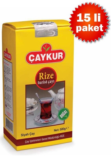 Rize Turist Çay 500 gr x 15 Li