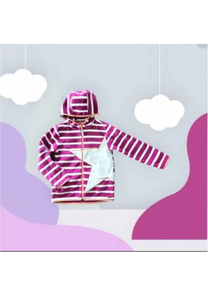 Pembe Pamuk Polar Ceket