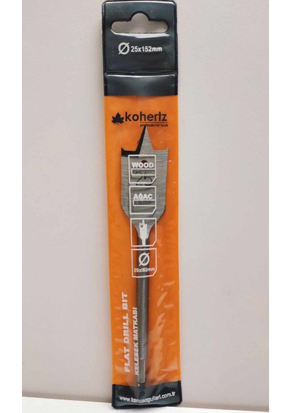 25 mm Yaprak (Kelebek) Matkabı modelleri