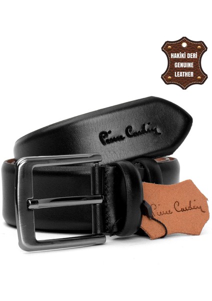 PC401 Erkek 4 cm Hakiki Deri Kemer Siyah fiyatları