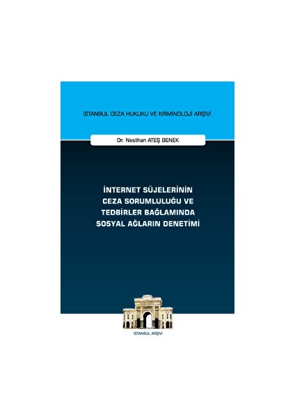 Internet Süjelerinin Ceza Sorumluluğu ve Tedbirler Bağlamında Sosyal Ağların Denetimi