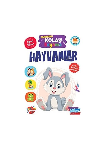 Etkinlikli Kolay Boyama - Hayvanlar