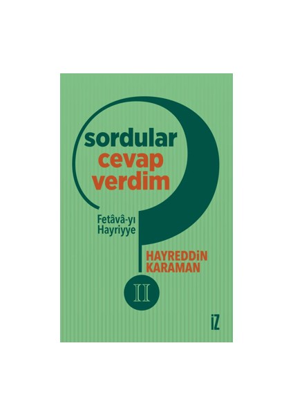 Sordular Cevap Verdim Iı