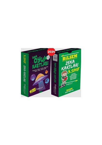 3. Sınıf Bilsem Zeka Kartları / 8-9 Yaş Zeka Oyun Kartları
