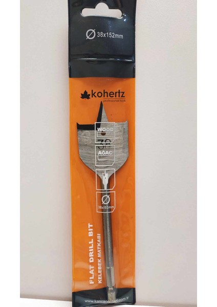 38 mm Yaprak (Kelebek) Matkabı