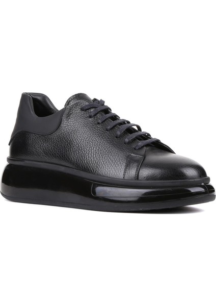 - Siyah Deri Bağcıklı Erkek Sneaker 250-1012 fiyatları