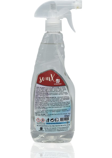 Sunx Oda Parfümü 500 ml