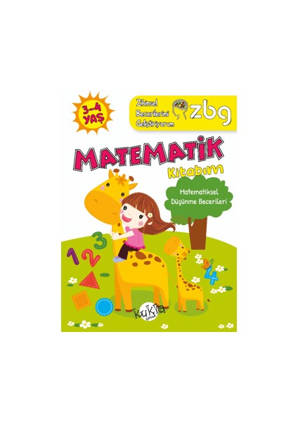 Zbg 3-4 Yaş Matematik Kitabım - Zihinsel Becerilerimi Geliştiriyorum