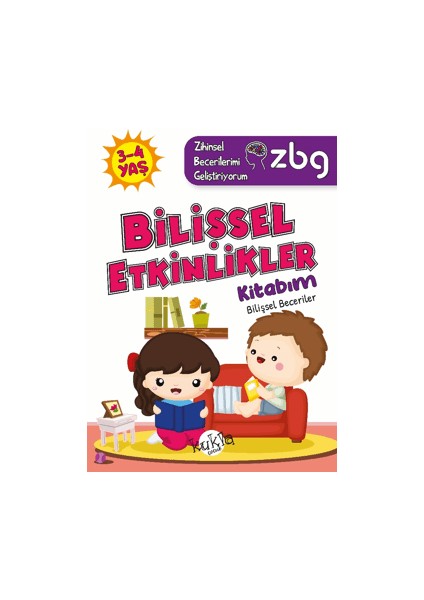 Zbg 3-4 Yaş Bilişsel Etkinlikler Kitabım