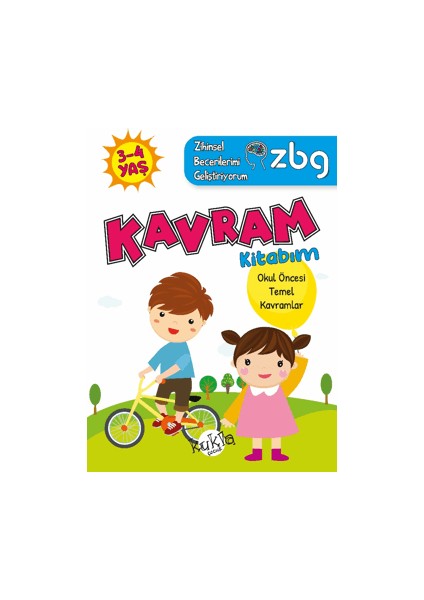 Zbg 3-4 Yaş Kavram Kitabım - Zihinsel Becerilerimi Geliştiriyorum