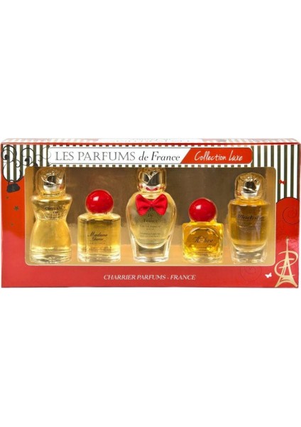 Charrier Parfums Les Parfums De France Collection Luxe Edp 5'Li Kadın Parfüm Seti