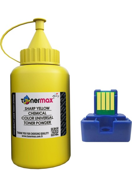 Sharp MX-60GT Toner Tozu ve Çip - Sarı / MX-3050/3550/4050/5050