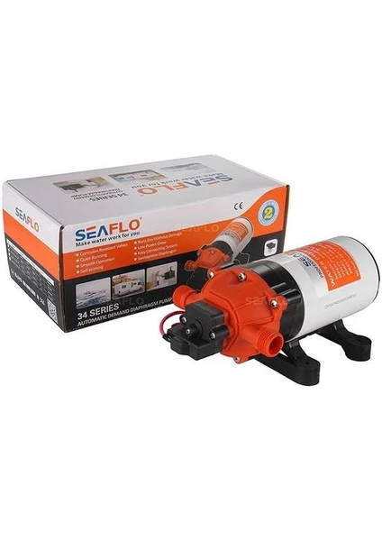 Seaflo SFDP2-016-100-34 Karavan, Tekne Hidroforu 24 Volt 6 Lt/dak 100 Psi 6.8 Bar