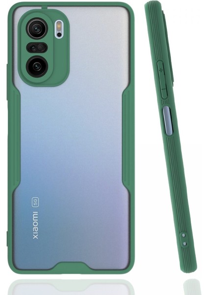 Xiaomi Redmi K40 Pro Kılıf Platin Silikon - Yeşil