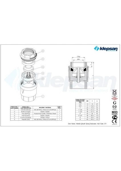 Hidrofor Filtresi SR09838