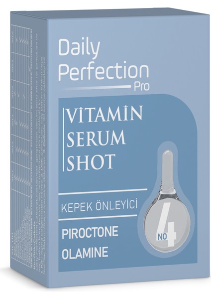 Vitamin Serum Shot No:4 Kepek Önleyici 2 x 6 ml