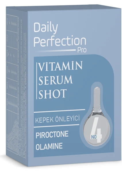 Daily Perfection Pro  Vitamin Serum Shot No:4 Kepek Önleyici 2 x 6 ml