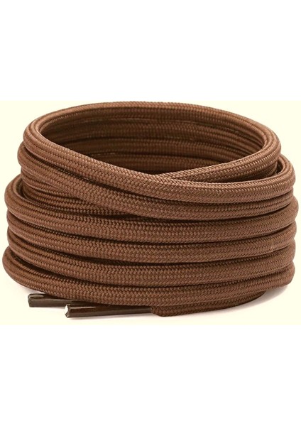 120 cm Extra Sağlam Yuvarlak, Fitilli Bağcık, Bot Bağcığı, (Siyah, Koyu Kahve, Bej, Koyukahve+Sarı)