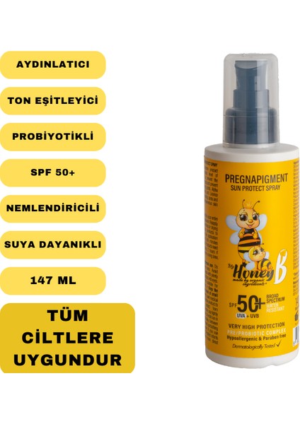 My Honey B Pregnapigment Sun Spray 147 ml Renk Düzenleyici Güneş Spreyi