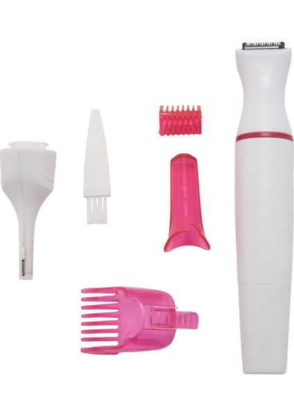 5 In 1 Epilasyon Tıraş Makinesi Kadın Elektrikli Tıraş Makinesi Giyotin Jilet Kaş Yüz Koltuk Altı Bikini Epilasyon Için (Yurt Dışından)