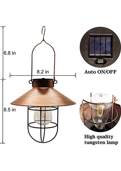 Güneş Fener Dış Mekan Dekoratif Asma Işıklar, Çoban Kancalı, Yard Için LED Dekoratif Güneş Işığı, Bahçe 2 Paketi (Yurt Dışından) modelleri