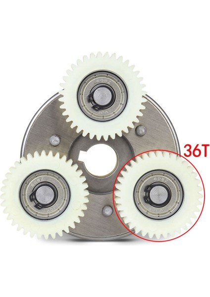 Motorlu Elektrikli Bisiklet E-Bisiklet Naylon Dişli Ebike Parçaları Için Debriyajlı 36T Planet Dişli (Yurt Dışından)