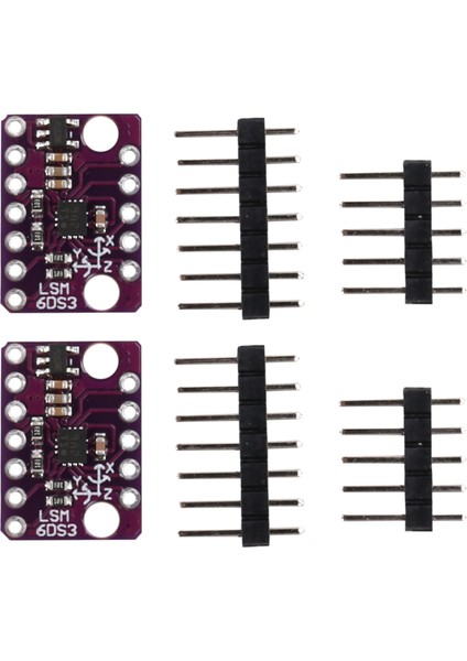 2 Adet/grup BMI160 Son Ivme Ölçer Jiroskop Modülü 6 Dof Atalet Ölçüm Sensörleri (Yurt Dışından)