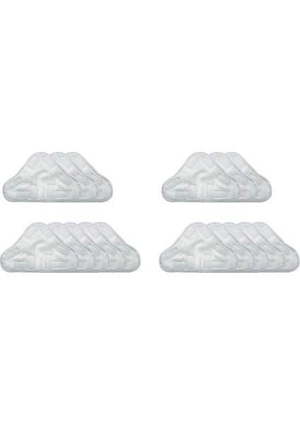 H2O X5 Paspas Üç Köşeli Paspas Için 16 Adet Yedek Buharlı Paspas Mikrofiber Bez Pedi (Yurt Dışından)