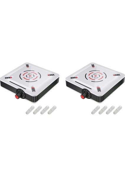 2x Manyetik Karıştırıcı 6.5 Inç Karıştırma Plakası 2500 Rpm Hız Karıştırıcı Makinesi, Karıştırma Çubukları ile Ingiltere Tak (Yurt Dışından)