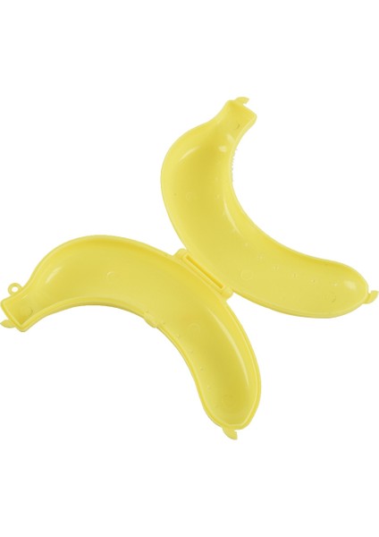 Muz Kutusu Öğle Yemeği Kutusu Koruyucu Konteyner Tutucu Taşıyıcı Depolama - Sarı (Yurt Dışından) fırsatları