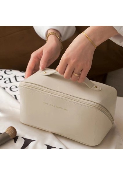 Kapasiteli Seyahat Kozmetik Çantası Çok Fonksiyonlu Seyahat Kozmetik Çantası Kadın Tuvalet Organizatör Makyaj Çantası Aracı Pembe (Yurt Dışından) fırsatları