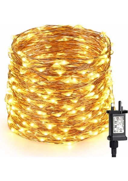 Güneş Enerjili Işıklar 200LED Dize Peri Işıkları Açık Noel Aydınlatma Için Avlu Sokak Bahçe Dekor 20 M Ingiltere Tak (Yurt Dışından)