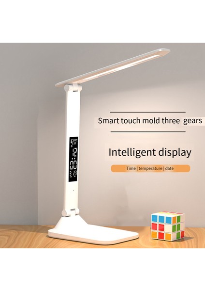 30LED Kişilik Kare Masa Aydınlatma Lambası Basit Okuma Masa Lambası 2000 Mah Şarj Edilebilir Başucu Lambası Çalışma Çalışması Için (Yurt Dışından) fiyatları