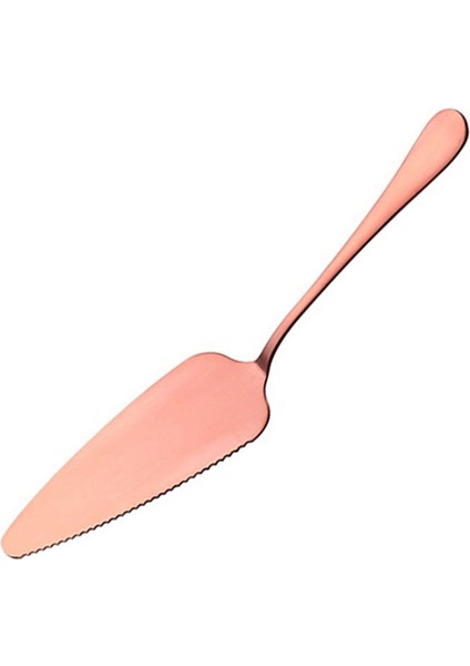 Gül Altın 304 Gıda Sınıfı Paslanmaz Çelik Üçgen Premium Kek Kürek Pasta Tatlı Bıçağı Pizza Peyniri (Yurt Dışından)